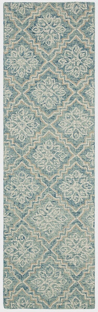 Safavieh Abstract Abt201A Blue / Grey Damask Area Rug