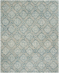 Safavieh Abstract Abt201A Blue / Grey Damask Area Rug