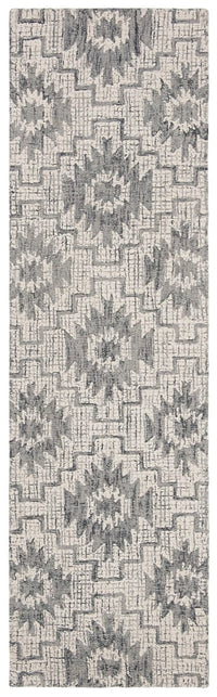 Safavieh Abstract Abt202A Ivory / Dark Grey Damask Area Rug