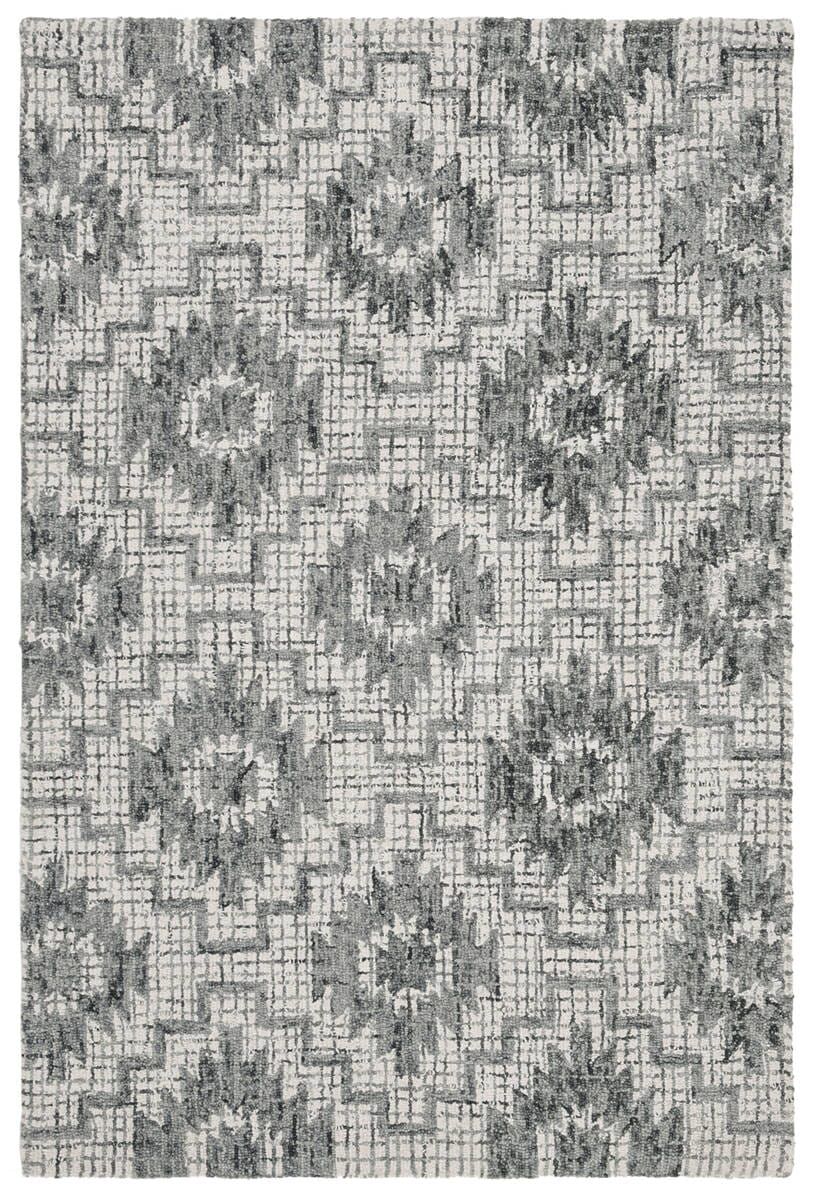 Safavieh Abstract Abt202A Ivory / Dark Grey Damask Area Rug