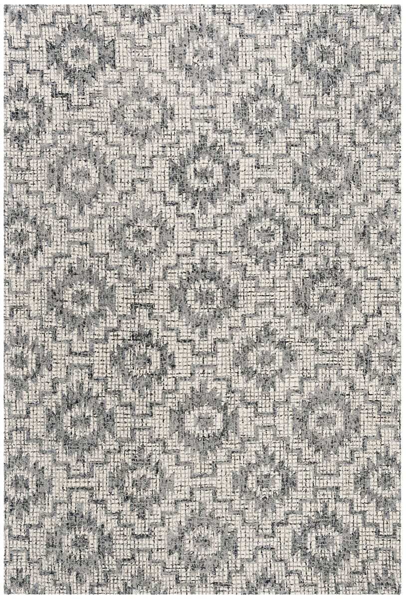 Safavieh Abstract Abt202A Ivory / Dark Grey Damask Area Rug