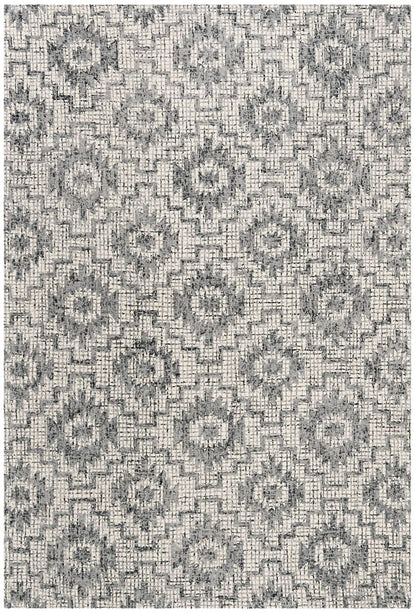 Safavieh Abstract Abt202A Ivory / Dark Grey Damask Area Rug