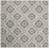 Safavieh Abstract Abt202A Ivory / Dark Grey Damask Area Rug