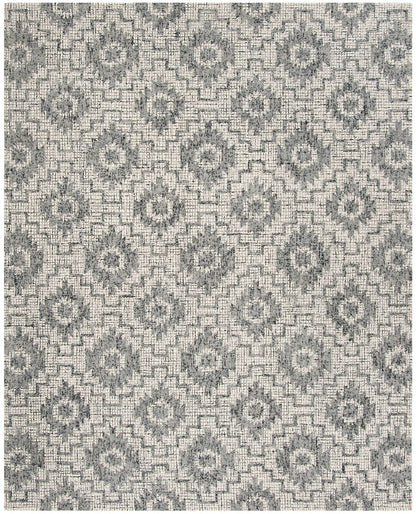 Safavieh Abstract Abt202A Ivory / Dark Grey Damask Area Rug