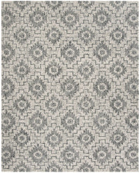 Safavieh Abstract Abt202A Ivory / Dark Grey Damask Area Rug