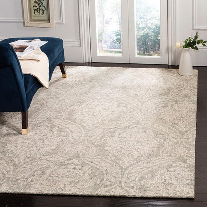 Safavieh Abstract Abt204A Grey / Ivory Damask Area Rug