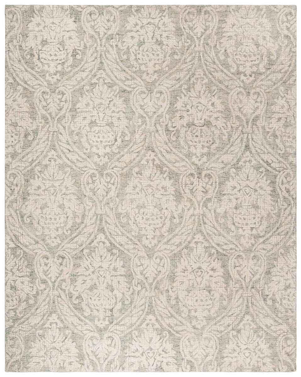 Safavieh Abstract Abt204A Grey / Ivory Damask Area Rug