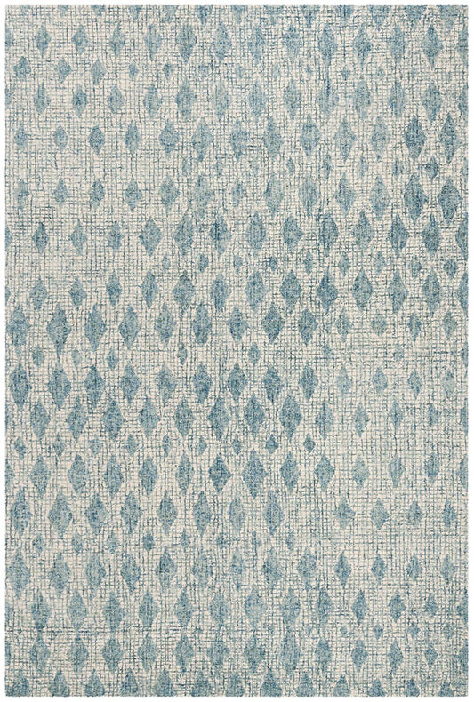 Safavieh Abstract Abt206A Ivory / Blue Geometric Area Rug