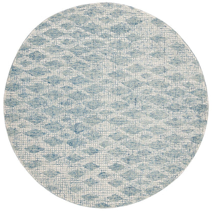 Safavieh Abstract Abt206A Ivory / Blue Geometric Area Rug