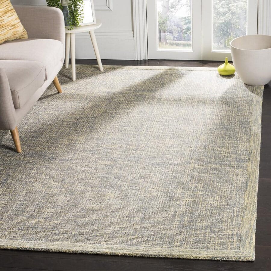 Safavieh Abstract Abt220B Gold / Grey Solid Color Area Rug