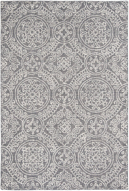 Safavieh Abstract Abt522A Grey / Ivory Damask Area Rug