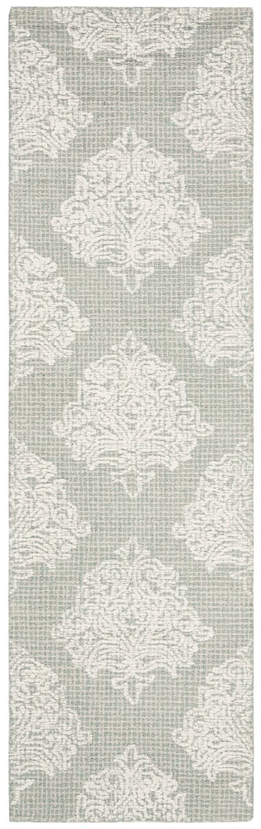 Safavieh Abstract Abt523B Aqua / Ivory Damask Area Rug