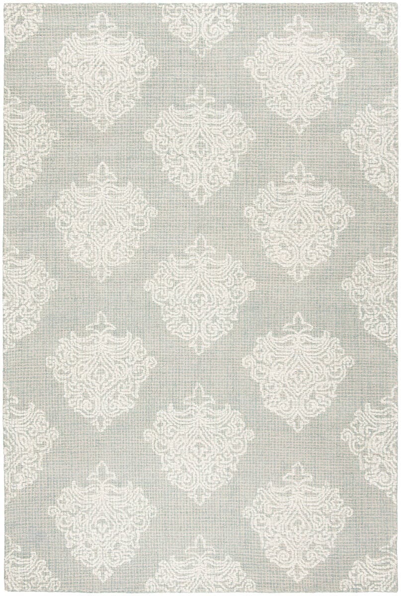 Safavieh Abstract Abt523B Aqua / Ivory Damask Area Rug