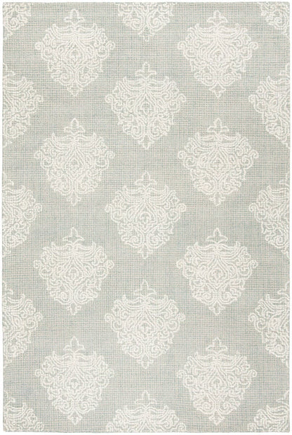 Safavieh Abstract Abt523B Aqua / Ivory Damask Area Rug