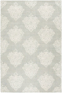 Safavieh Abstract Abt523B Aqua / Ivory Damask Area Rug