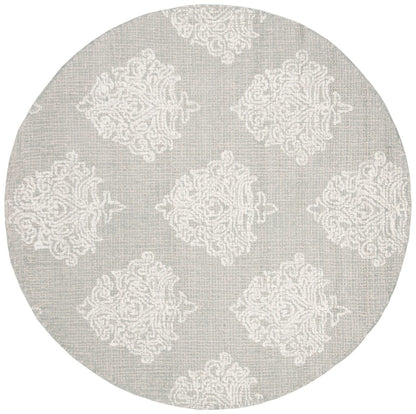 Safavieh Abstract Abt523B Aqua / Ivory Damask Area Rug