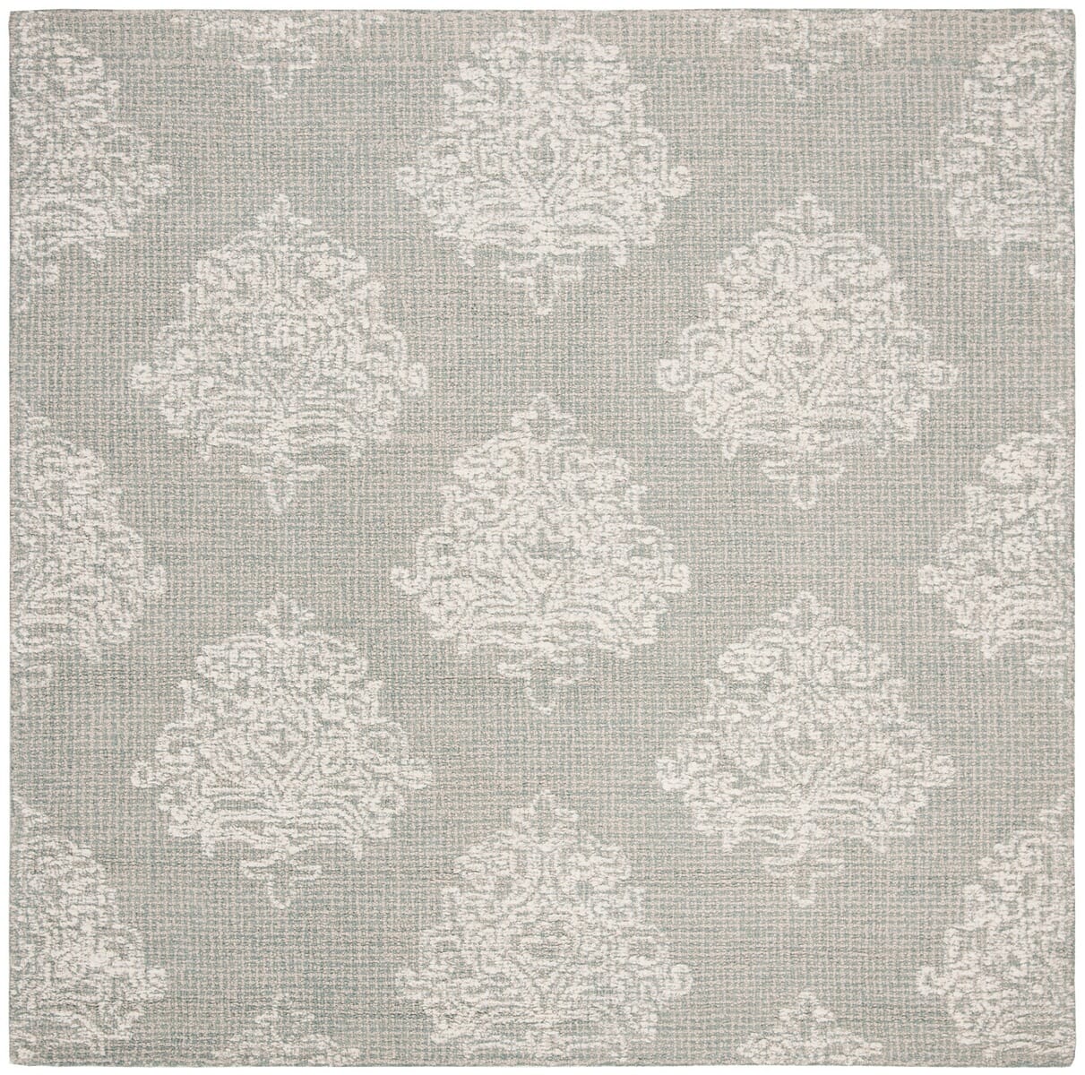 Safavieh Abstract Abt523B Aqua / Ivory Damask Area Rug