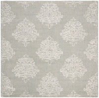 Safavieh Abstract Abt523B Aqua / Ivory Damask Area Rug