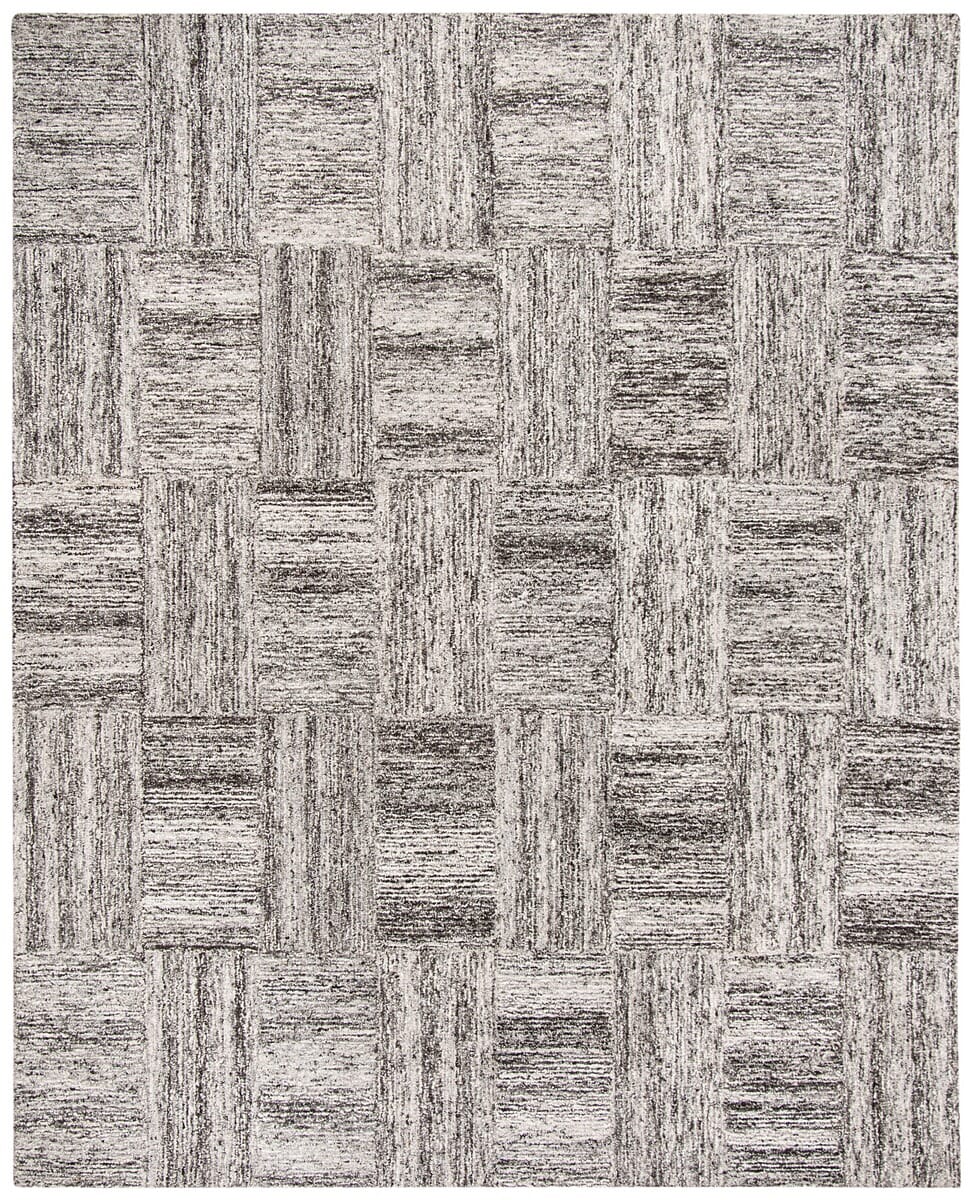 Safavieh Abstract Abt601A Ivory / Charcoal Geometric Area Rug