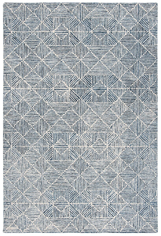 Safavieh Abstract Abt763M Blue Geometric Area Rug