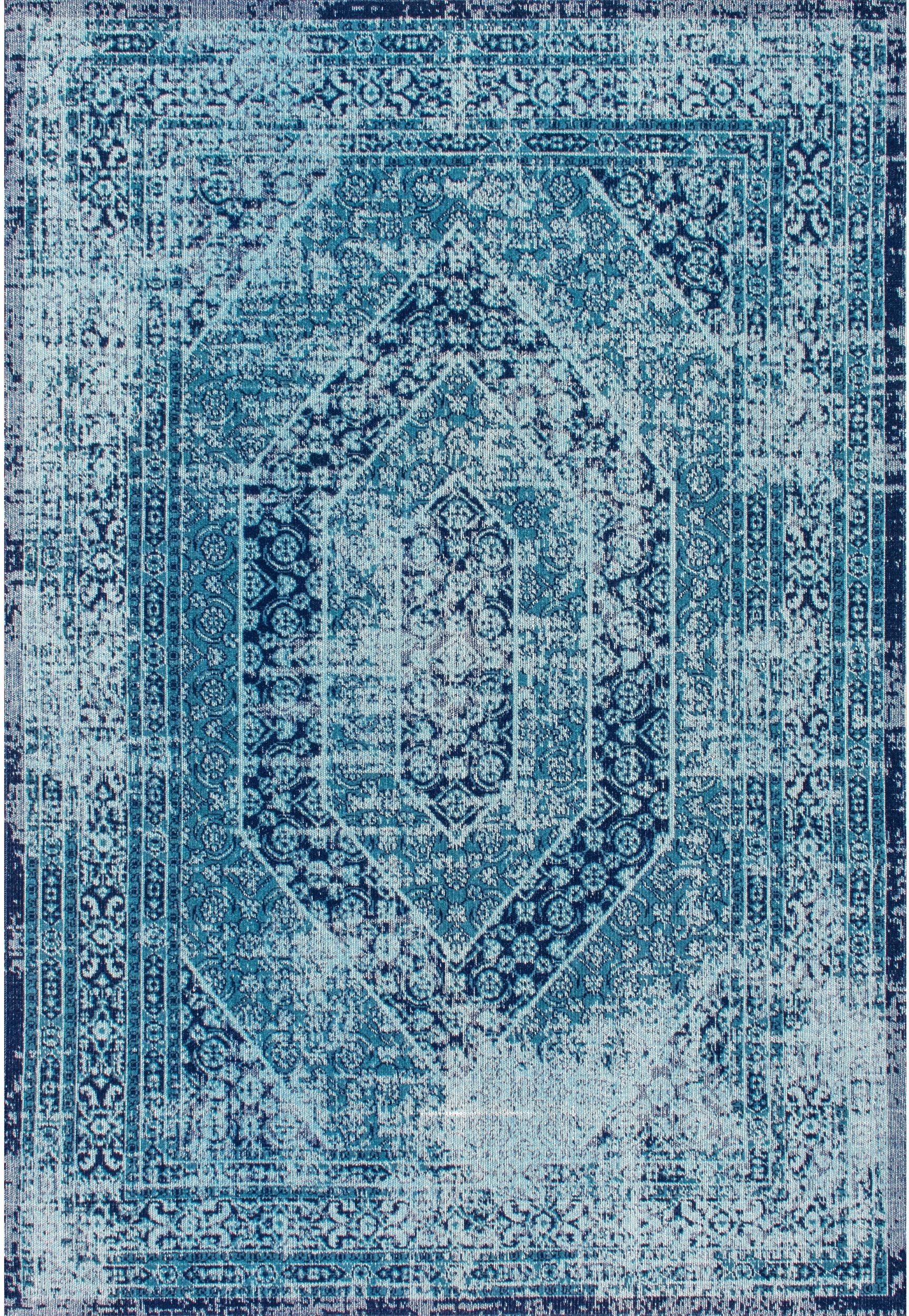 Nuloom Freda Floral Garden Nfr3248A Blue Area Rug