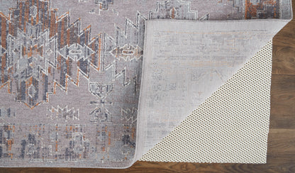 Feizy Francisco 39Gef Gray/Rust Area Rug