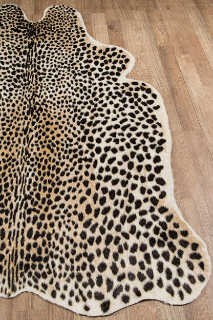 Momeni Erin Gates Acadia Cheetah Aca-2 Multi Animal Prints /Images Area Rug