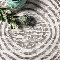 Nuloom Lorraine Maze Nlo1459A Gray Area Rug