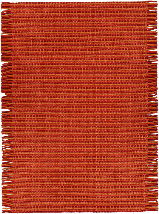 Chandra Adaline Ada33001 Red / Orange Solid Color Area Rug