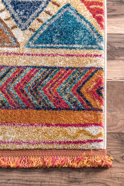 Nuloom Rochelle Aztec Nro3100A Orange Area Rug