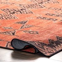 Nuloom Quincy Blend Traditional Nqu1422A Rust Area Rug