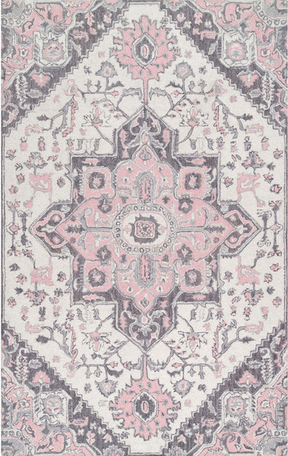 Nuloom Dewitt Floral Nde2689B Pink Area Rug