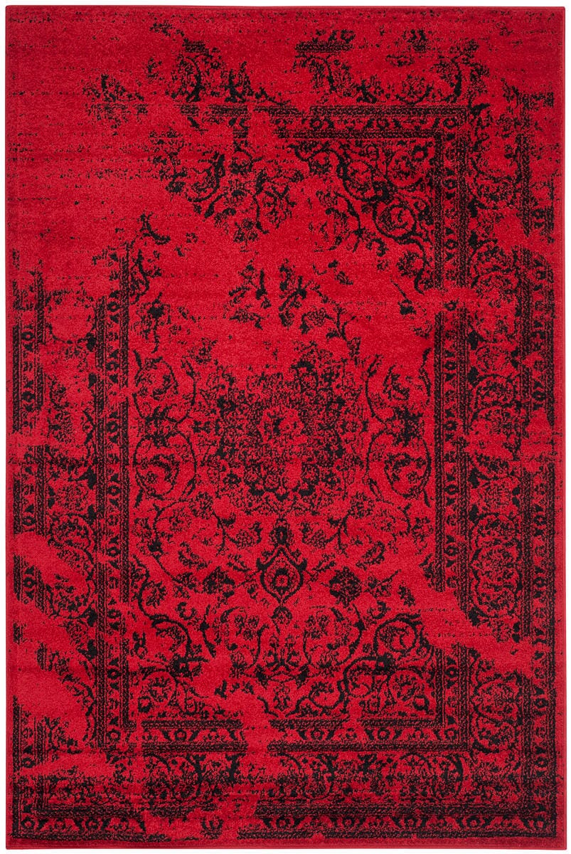 Safavieh Adirondack Adr101F Red / Black Vintage / Distressed Area Rug