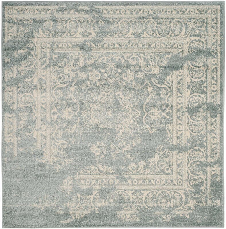 Safavieh Adirondack Adr101T Slate / Ivory Vintage / Distressed Area Rug