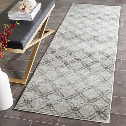 Safavieh Adirondack Adr105P Silver / Charcoal Geometric Area Rug