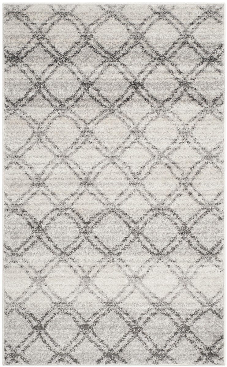 Safavieh Adirondack Adr105P Silver / Charcoal Geometric Area Rug