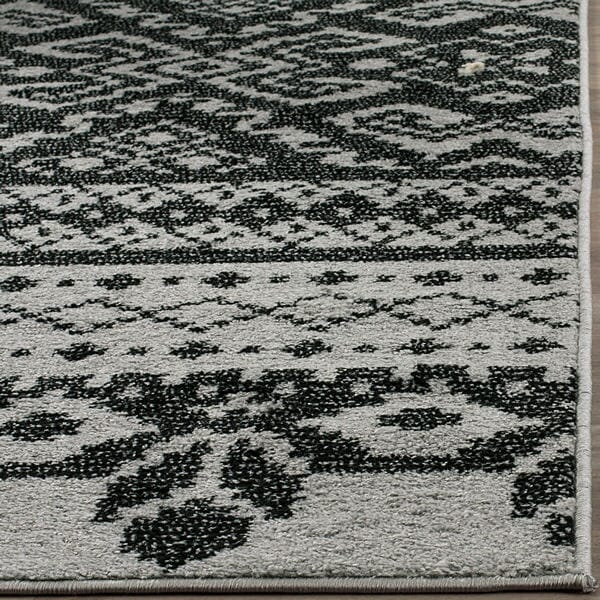 Safavieh Adirondack Adr107A Silver / Black Southwestern Area Rug