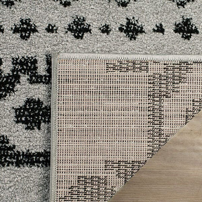 Safavieh Adirondack Adr107A Silver / Black Southwestern Area Rug