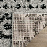 Safavieh Adirondack Adr107A Silver / Black Southwestern Area Rug