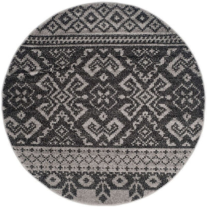 Safavieh Adirondack Adr107A Silver / Black Southwestern Area Rug