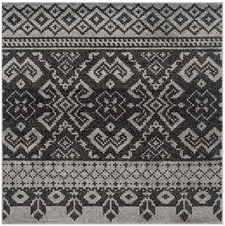 Safavieh Adirondack Adr107A Silver / Black Southwestern Area Rug