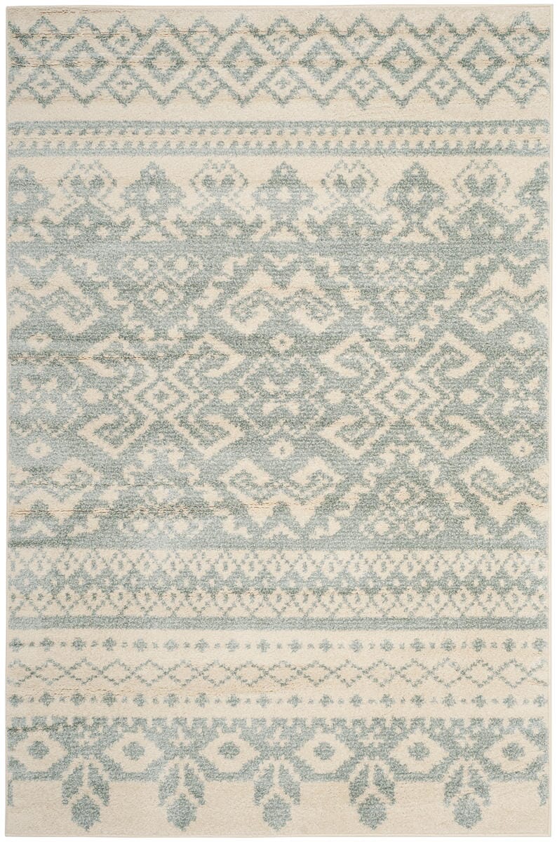 Safavieh Adirondack Adr107S Ivory / Slate Southwestern Area Rug