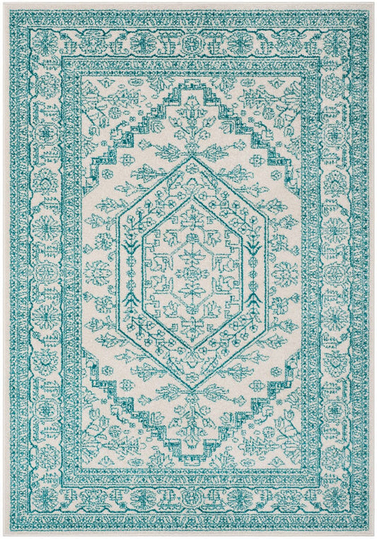 Safavieh Adirondack Adr108G Ivory / Teal Area Rug