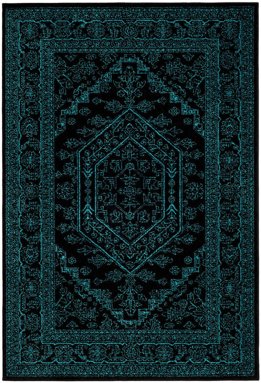 Safavieh Adirondack Adr108K Black / Teal Area Rug