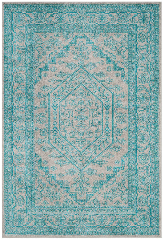 Safavieh Adirondack Adr108L Light Grey / Teal Area Rug