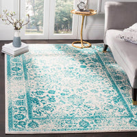 Safavieh Adirondack Adr109D Ivory / Teal Vintage / Distressed Area Rug