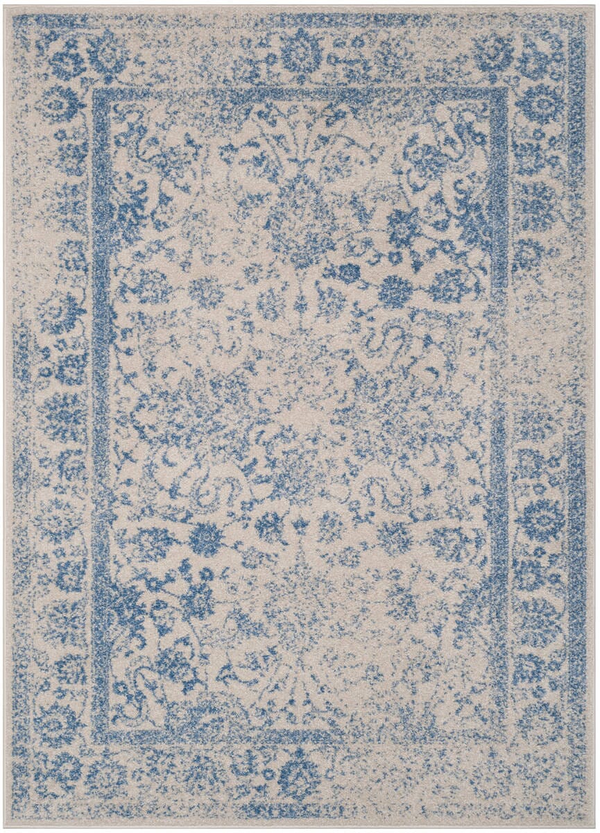 Safavieh Adirondack Adr109L Ivory / Light Blue Vintage / Distressed Area Rug