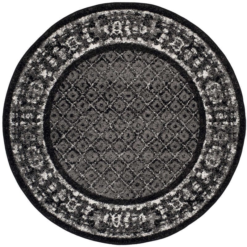 Safavieh Adirondack Adr110A Black / Silver Area Rug