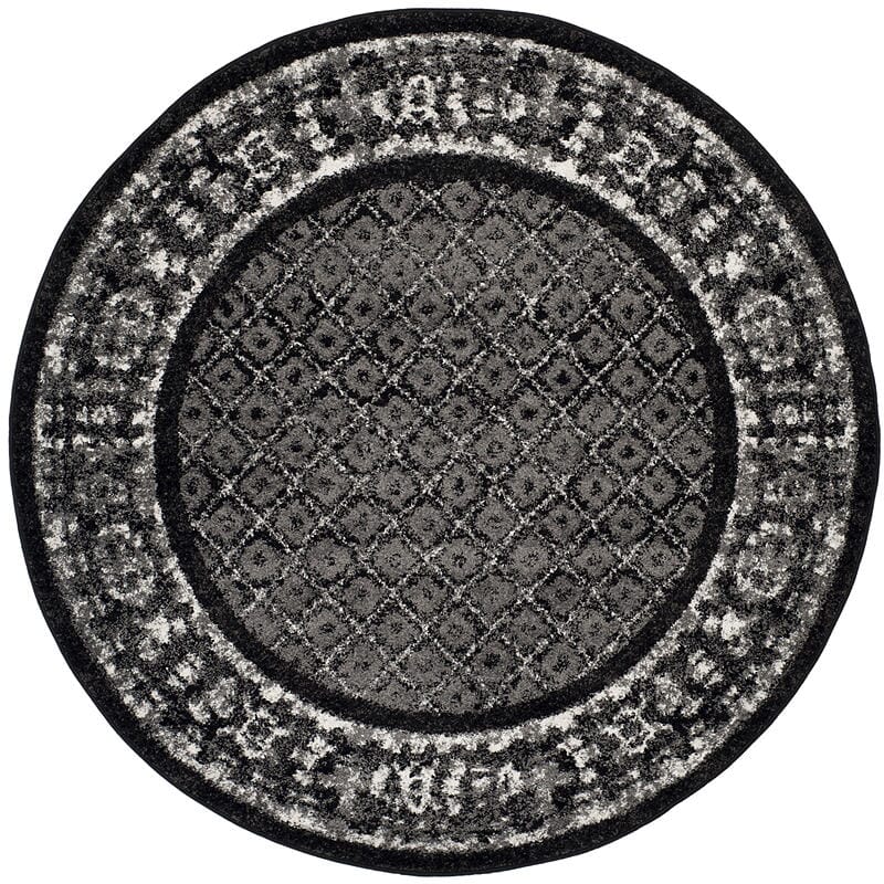 Safavieh Adirondack Adr110A Black / Silver Area Rug