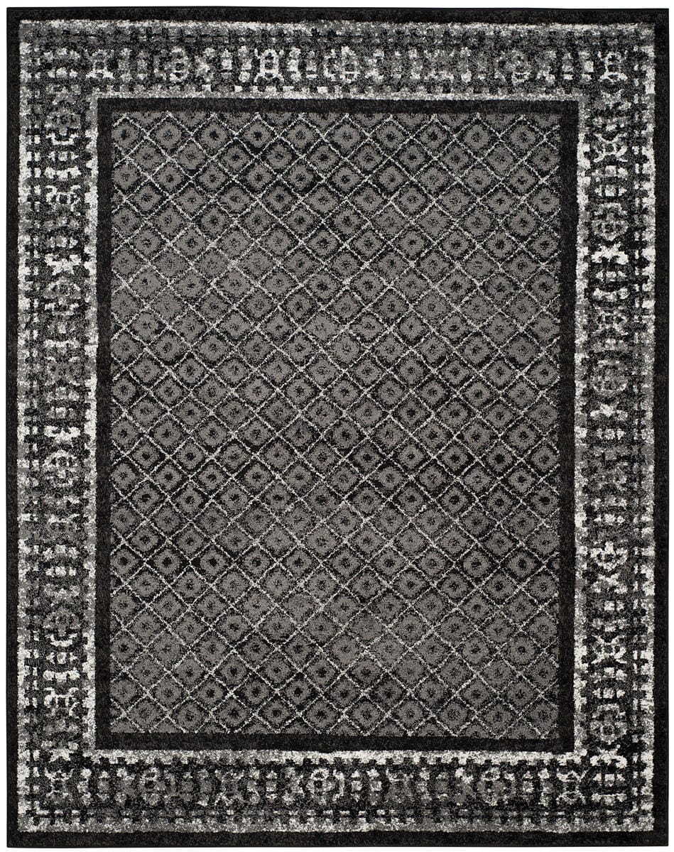 Safavieh Adirondack Adr110A Black / Silver Area Rug